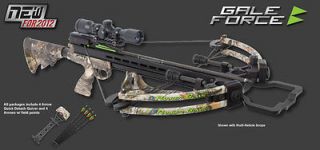 2012 Parker Gale Force w/ 3x32 multi reticle scope; Crossbow Package 
