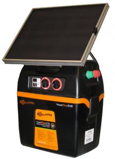 New Gallagher B100 Solar Powered Fence Charger fencer