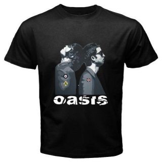   British Rock Band Noel Liam Gallagher Mens Black T Shirt Size S   3XL