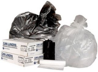   200 55 Gallon Trash Can Liners Commercial Coreless Roll Garbage Bags