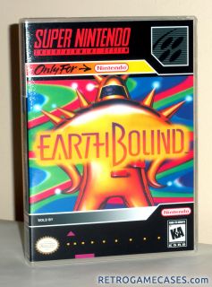 Earthbound Super Nintendo SNES Prototype Game Case NEW *NO GAME*
