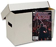 One New BCW Short Cardboard Comic Book Storage Box   holds 150 175 