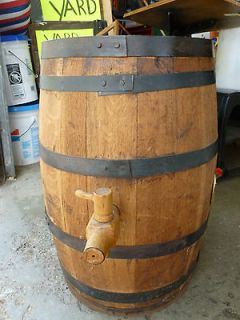 VINTAGE WHISKEY BARREL WITH SPOUT ALSO USED AS TABLE