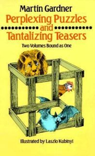   Tantalizing Teasers by Martin Gardner 1988, Paperback, Reprint