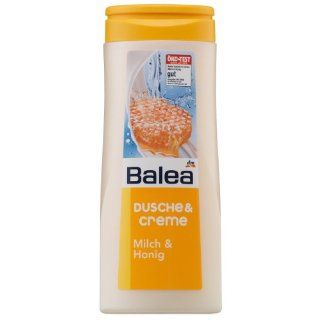 Balea Dusche & Creme Milch & Honig, 4er Pack (4 x 300 ml)  