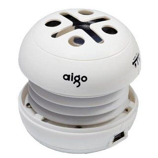 aigo 爱国者 SP E086 Mini 数码音箱 (白色 小巧便携) 小 