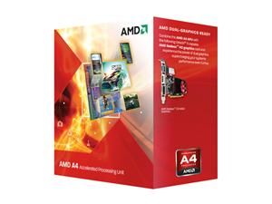    AMD A4 3400 Llano 2.7GHz Socket FM1 65W Dual Core Desktop 