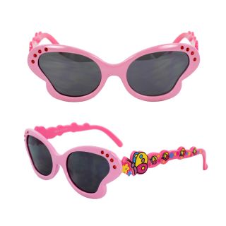    MLC Eyewear K0191 PKSM Kids Butterfly Sunglasses Pink 