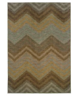 Sphinx Area Rug, Milano 2923C Brown/Blue 53 X 76   Rugss