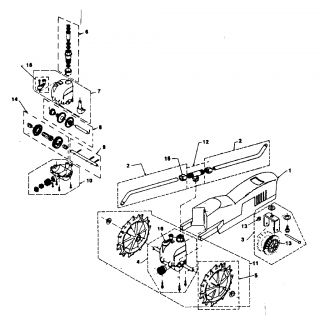 CRAFTSMAN  traveling sprinkler Wheel assembly Parts  Model 