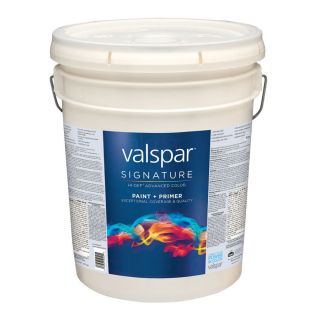 Shop Valspar Signature 600 fl oz Interior Satin Tintable Paint and 