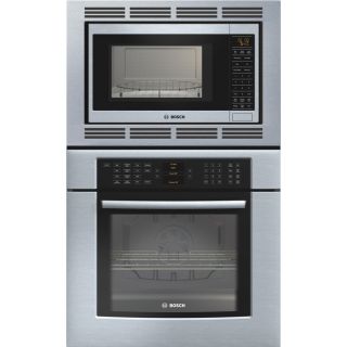 Shop Bosch 29.75 in Convection Microwave Wall Oven Combo (Stainless 