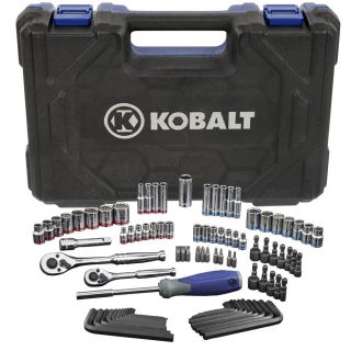 Ver Kobalt 93 Piece Standard/Metric Mechanics Tool Set with Case at 