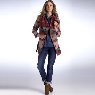 Manteau style navajo en jacquard La Redoute Creation  La Redoute 