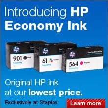 Introducing HP Economy Ink. Original HP ink at our lowest price 