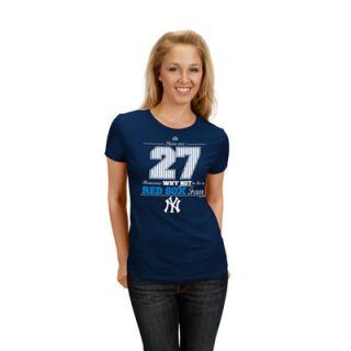 New York Yankees Womens Navy Rivalry Years Of Excellence T Shirt 