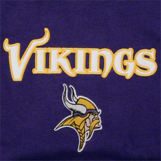 Minnesota Vikings Purple Youth Embroidered Hooded Sweatshirt 