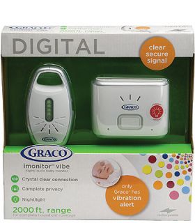 Graco Imonitor Vibe Digital Baby Monitor 1 Parent Unit   Graco 
