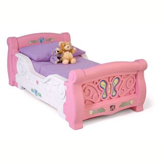 Step2 Girls Toddler Sleigh Bed