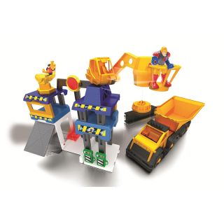MAGFORCE Central Command Center Construction and Dump Truck Set