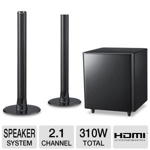 Samsung HW E550 Sound Bar Speaker System   2.1 Channel, 310 Watts 