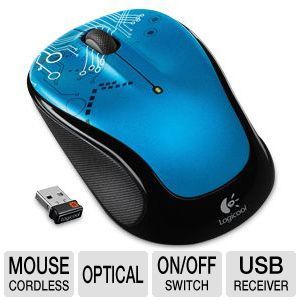Logitech 910 002416 M325 Wireless Mouse   2.4GHz, Optical Tracking 