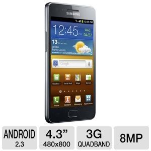 Samsung 9100 Galaxy S II 3G Unlocked GSM Cell Phone   Android OS 2.3 