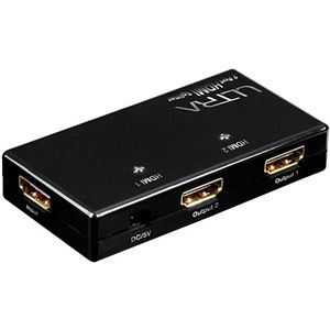 Ultra Performance 1080p 2 Port HDMI Splitter, Gold Plated at 