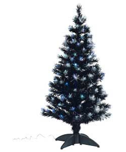 Buy Black Fibre Optic Christmas Tree   4ft at Argos.co.uk   Your 