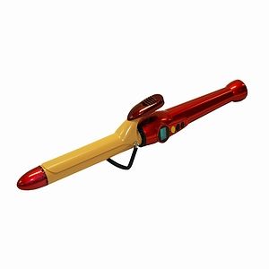 CHI Air Texture Tourmaline Ceramic Curling Iron, Fire Red, 1 inch 1 ea