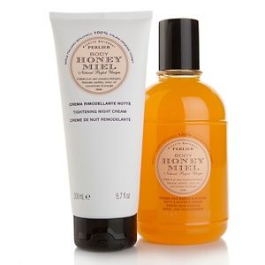 Perlier Honey Shower Cream and Tightening Night Body Cream 