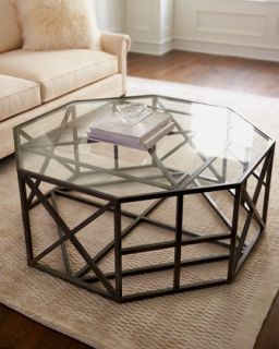 Octagon Coffee Table   The Horchow Collection