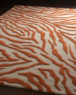 Albino Zebra Rug   The Horchow Collection