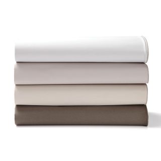 Calvin Klein Home Pearl Edge Solid Sateen Queen Fitted Sheet 