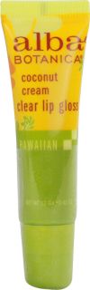 Alba Botanica® Hawaiian Clear Lip Gloss Coconut Cream    0.42 oz 