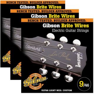 Gibson Brite Wires Ultra Light Custom Guitar Strings  Musicians 