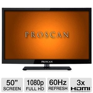 Proscan PLCD5092A 50 Class LCD HDTV   1080p, 1920 x 1080, 169, 60Hz 