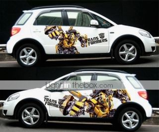 Transformer Bumblebee Pattern Whole Car Body Sticker Decal   USD $ 119 