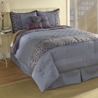 Jacylin Smith Blue Scroll Comforter Set Powerfully Simple at Kmart 