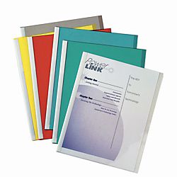 Line Report Covers With Binding Bars 8 12 x 11 Assorted Colors Box 