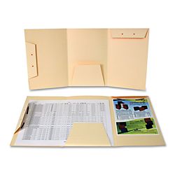 SJ Paper Multi Folder Report Cover Ledger Size Manila Box Of 25 by 