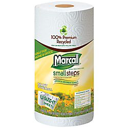 Marcal Small Steps 100percent Recycled 2 Ply U size it Paper Towels 