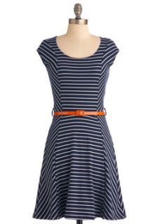 Blue Striped Dress  Modcloth
