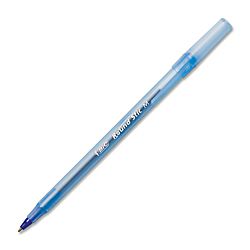 BIC® Round Stic® Ballpoint Pens, 1.0 mm, Medium Point, Translucent 