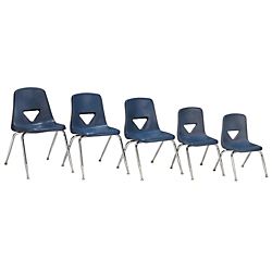 Scholar Craft 120 Series Student Stacking Chairs Large 30 12 H x 20 W 