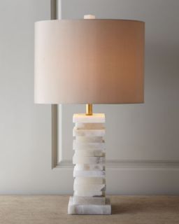 John richard Collection Stacked Stone Lamp   The Horchow Collection