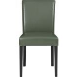 Lowe Persimmon Leather Side Chair in Dining Chairs  