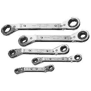 Craftsman 5 pc. Wrench Set, Offset Ratchet SAE   Tools   Wrenches 