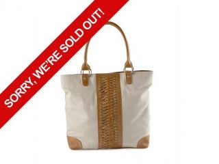 Zanbar Woven Canvas Tote   DSW