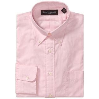 Kenneth Gordon Solid Button Down Collar Dress Shirt   Long Sleeve (For 